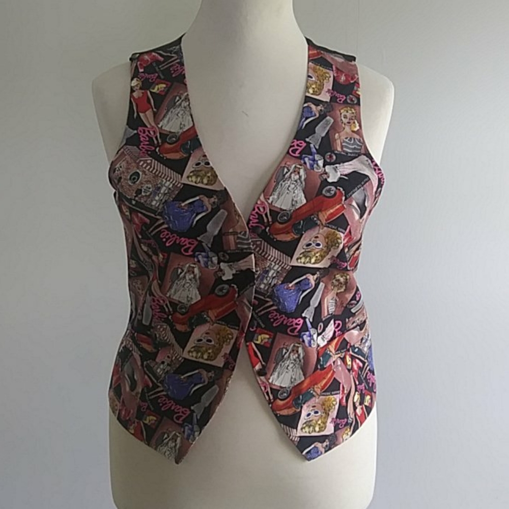 Vintage Barbie Vest by Nicole Miller